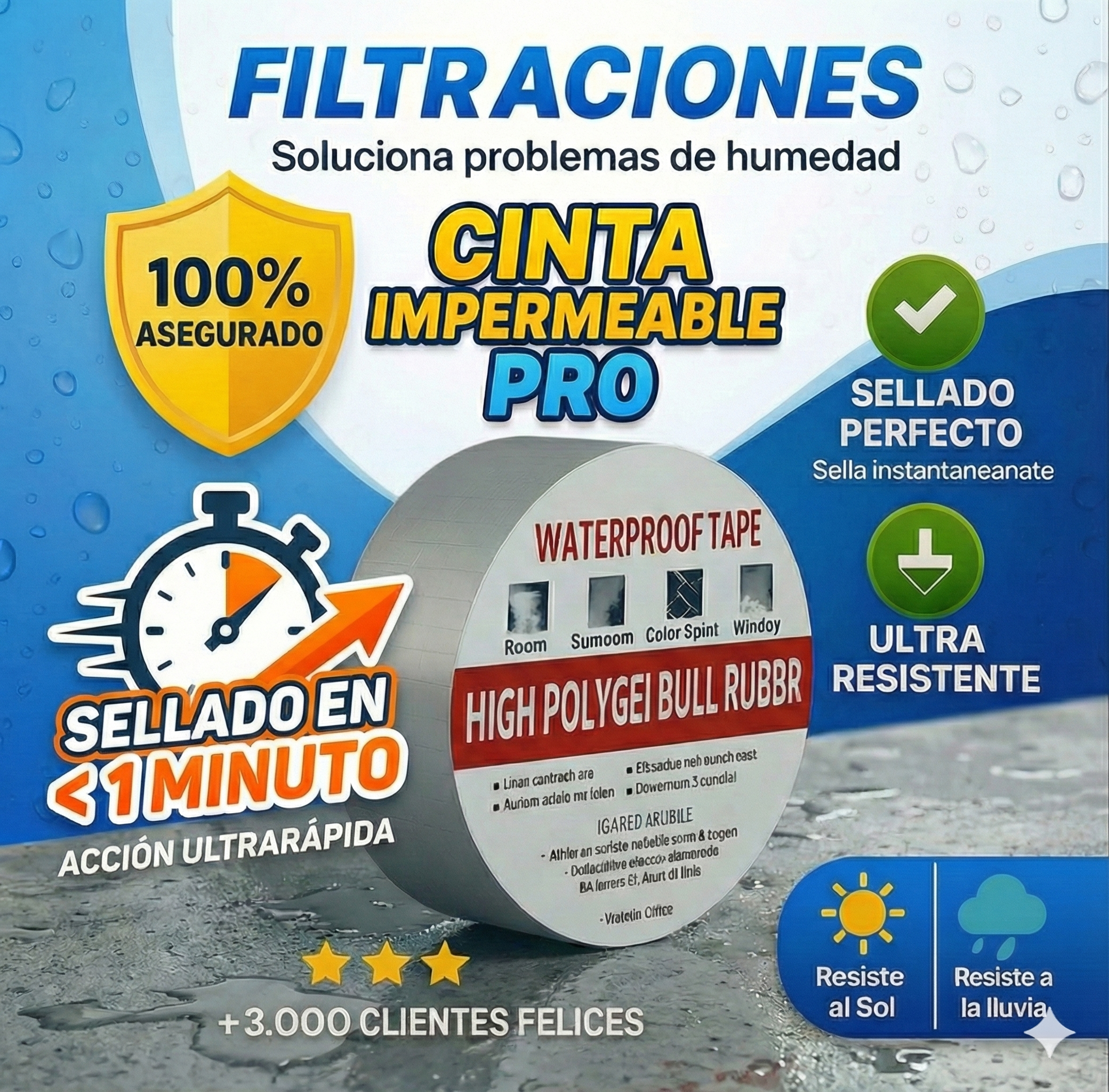 Cinta Impermeable Multifuncional