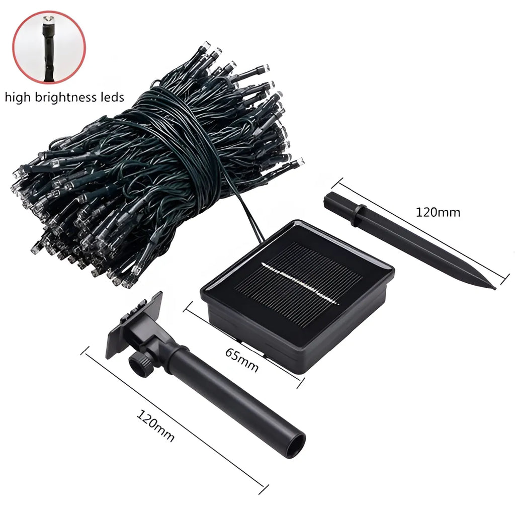 🎄LUZ NAVIDEÑA LED CON PANEL SOLAR 🎄