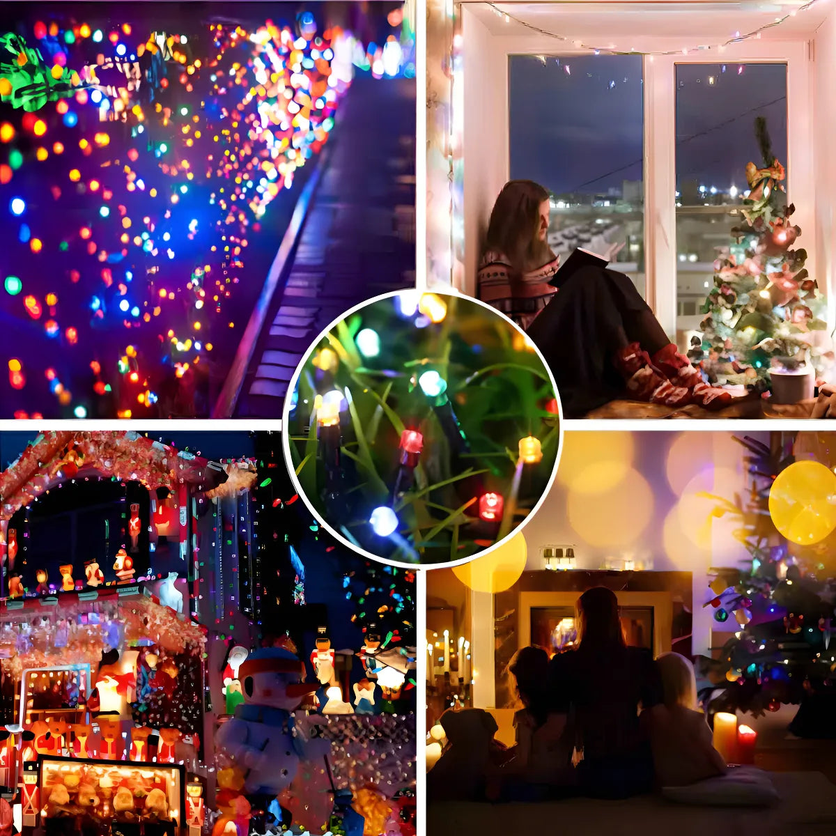 🎄LUZ NAVIDEÑA LED CON PANEL SOLAR 🎄