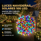 🎄LUZ NAVIDEÑA LED CON PANEL SOLAR 🎄